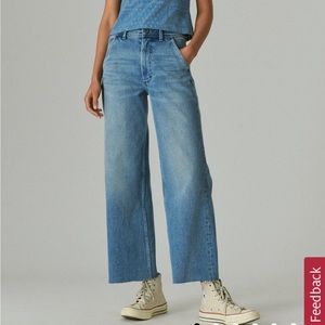 Lucky Brand High Rise Wide Leg Jean